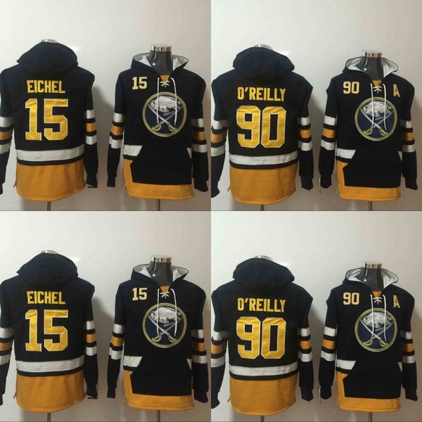 

2017 Mens Hoodies Hockey Jersey Buffalo Sabres 15 Jack Eichel 90 Ryan O'Reilly 100% Stitched Sweatshirts Winter Jacket Free Shipping
