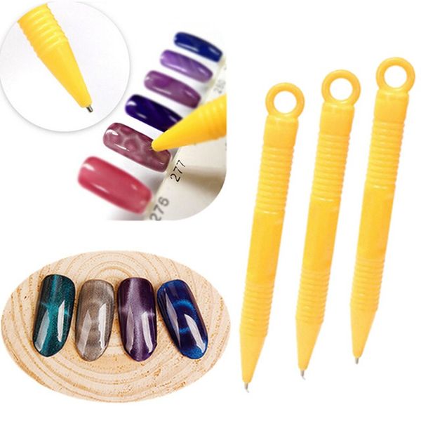 

nail art tools magnetic pen magnet to nails diy 3d magic pens for cats eyes polish painting, Silver