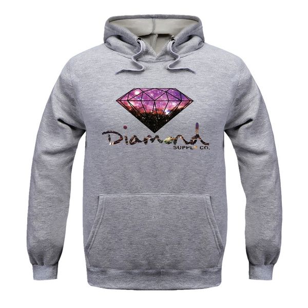 

wholesale- diamond supply hoodie for men diamonds hoodies hip hop hoody brand new 2015 sweatshirt men's clothes pullover, Black