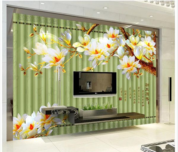 

home decor гостиной natural art fragrance scarlet магнолия китайский телевизор фон