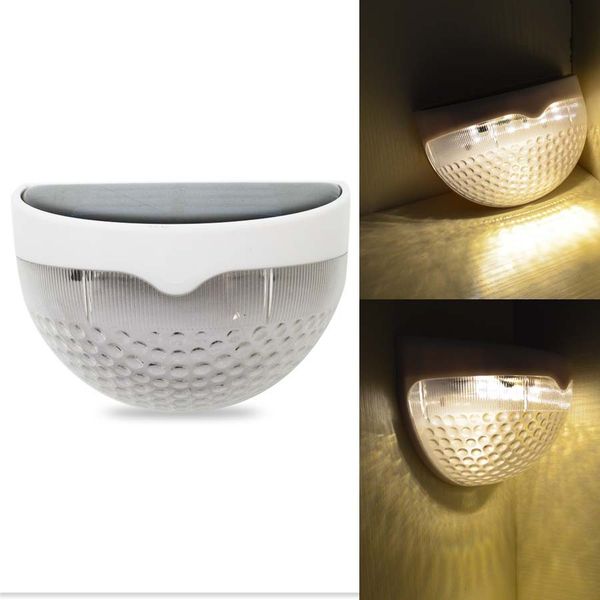 

edison2011 led solar light solar power panel led fence lamp 6 led light light-control water drop cover