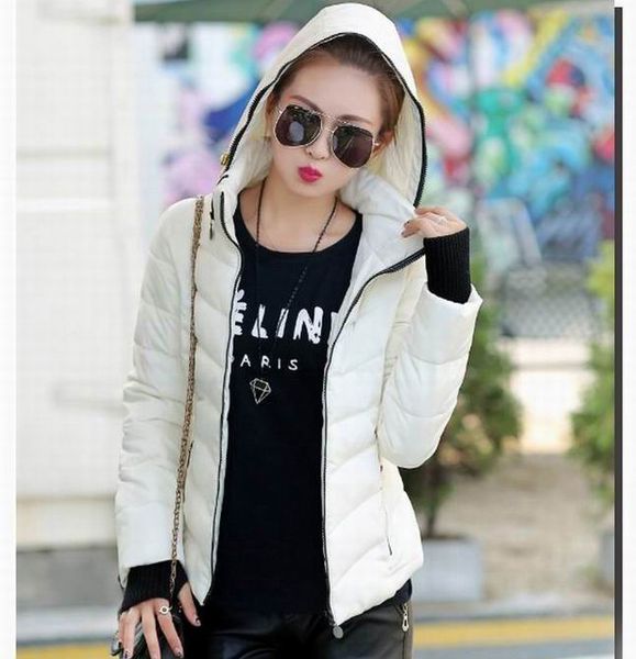 

Женщины Пальто Новые Дамы Стеганые Мягкий Фугу Пузырь Хлопок Сверхлегкий С Капюш