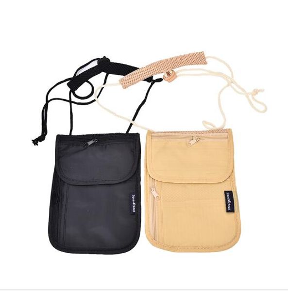 

Money pur e neck pur e wallet hanging bag travel torage bag money coin card pa port holder neck ticket bag card holder kka2037