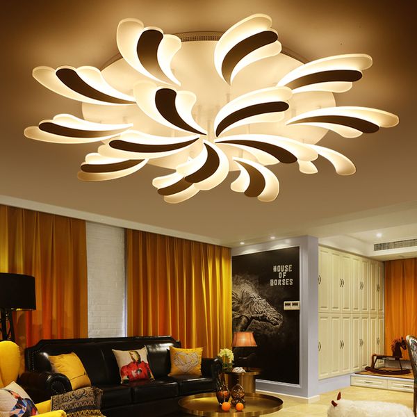New Flower Led Ceiling Lights For Bedroom Home Ceiling Lamp Acrylic Aluminum Body Led Ceiling Indoor Lighting Fixtures Canada 2019 From Meerosee11