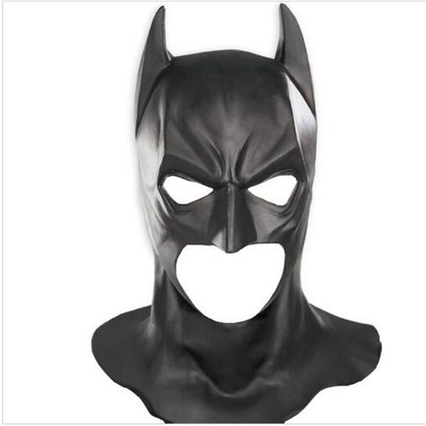 

grade 100% latex batman masks halloween mask full face caretas movie bruce wayne cosplay toy props batman mask fancy dress toy