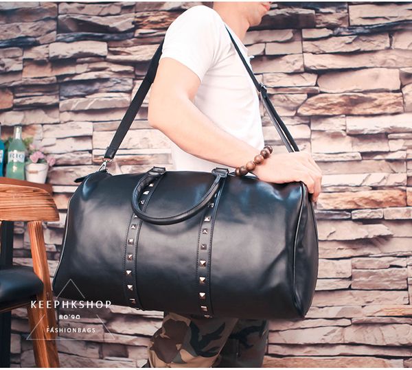 

famous classic designer men travel bags fashion shoulder duffel gym bag carry on luggage women keepall holdall handbag