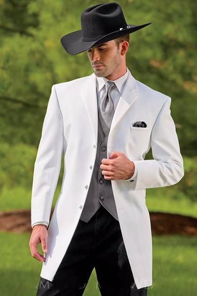 Moda customizada ocidental smoking cowboy fino ajuste preto terno do noivo terno de casamento para homens terno de baile 3 peças jaqueta calças colete192a