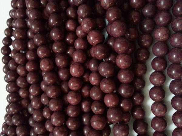 

wholesale 8mm brown turkey turquoise gems round loose bead total 500pcs, Crystal