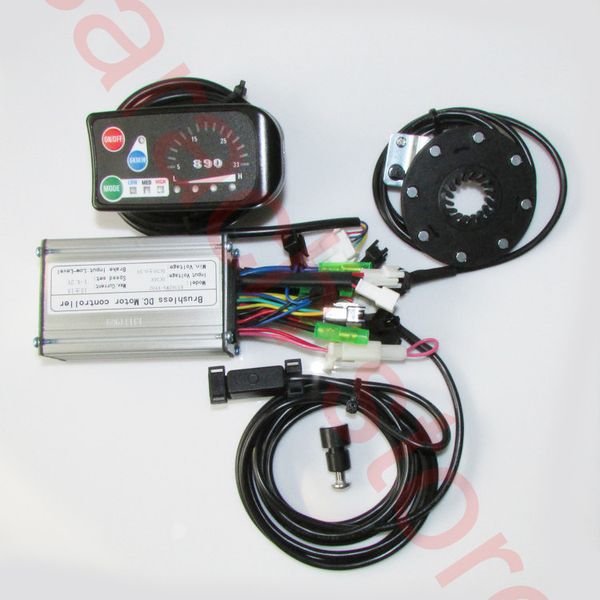 

free shipping 36V electric bike display ,controller with hall sensor , electric bicycle motor,DIY electric bike kit