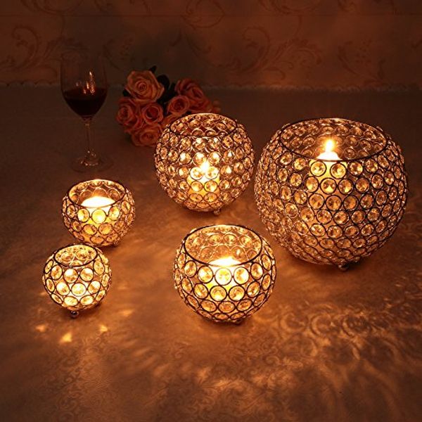 

crystal tealight candle holders for wedding table centerpieces dining room holiday home decorative candle lantern birthday housewarming gift