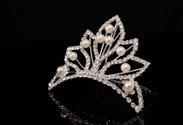 

2016 new design crystal handmade trendy bridal crowns tiara wedding hair accessory party special occasion headwear high-end headpieces, Slivery;golden