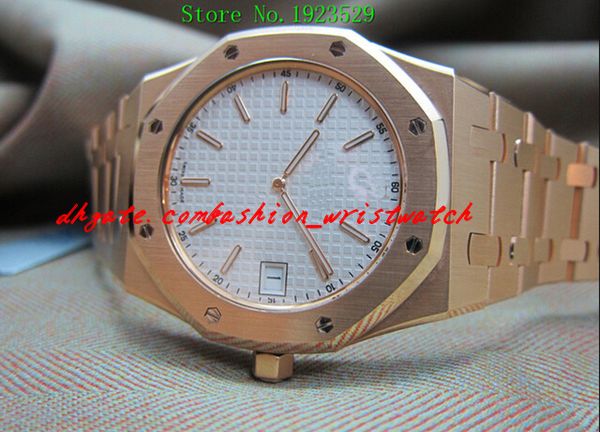 

мужская марка высшего качества 18k розовое золото новый коричневый ремешок из крокодиловой кожи с 18k розовое золото складной механические м, Slivery;brown