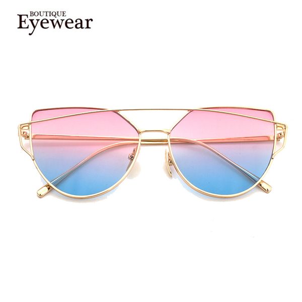 

wholesale-boutique cat eyes women sunglasses women summer style vintage sun glasses woman double-deck alloy frame h963, White;black