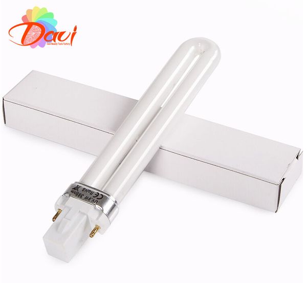 

9w electronic uv lamp nail dryers gel curing nail art uv nail light bulb