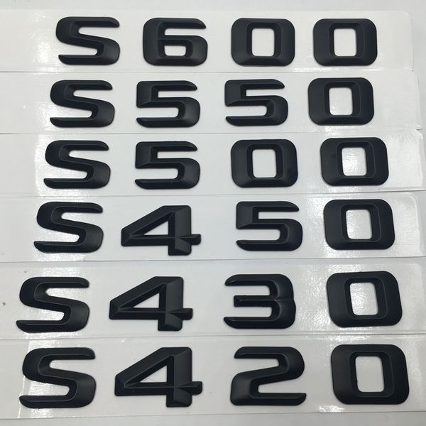 

auto accessories s420 s430 s450 s500 s550 s600 rear tail logo emblems badge nameplate sticker for mercedes benz w220 w221