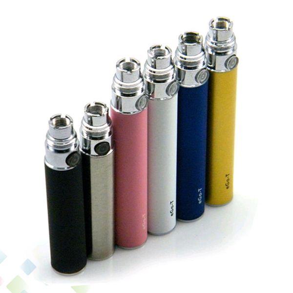 

Big Promotion EGO T Battery 650mAh 900mAh 1100mAh EGo-T Battery 510 Thread Clearomizer Atomizer Free DHL