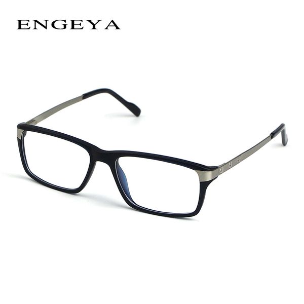 

wholesale- engeya tr90 clear fashion glasses frame brand designer optical eyeglasses frames men prescription eyewear #134-1#, Silver