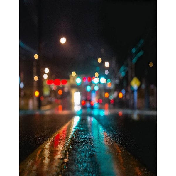 

5x7ft винил Цифровой город улица неоновый свет фотостудия фон фон