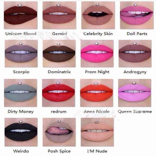 

Губная помада Star Матовый блеск для губ Фирменный макияж Длительный водостойкий ж