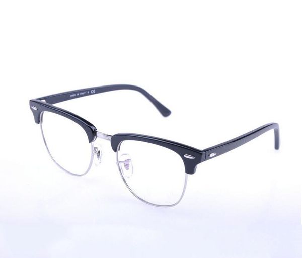 

wholesale- women men optical 5154 plank frames myopia hyperopia astigmatism lens eye glasses frame brand man woman fashion, Silver