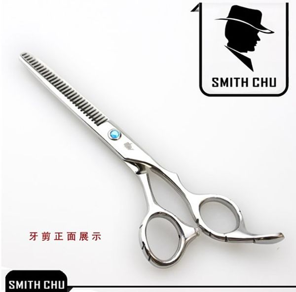 6,0 Zoll Smith Chu Heißer Verkauf Friseur Schere Professionelle Effilierschere Schneidescheren Haarschere Barber Razor JP440C, LZS0008