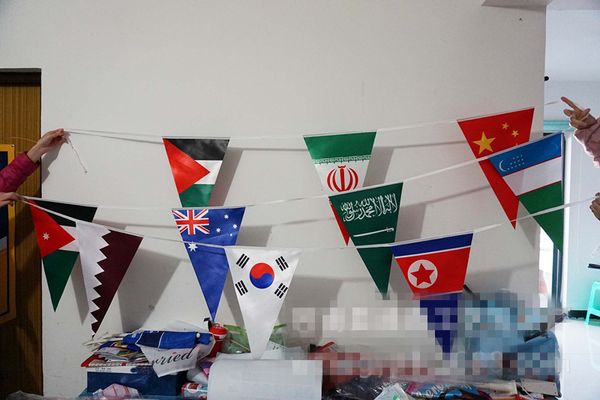 2020 Tri Banner Flags Great Decoration For Wedding Party