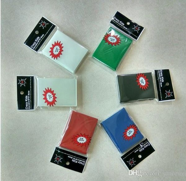 

65*91mm poke magic card games sleeves deck protector 50pcs/pack 6 colors