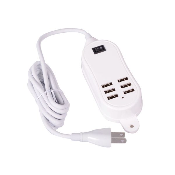 

new 6 usb ports easy us plug travel ac power adapter usb charger for iphone ipad samsung htc