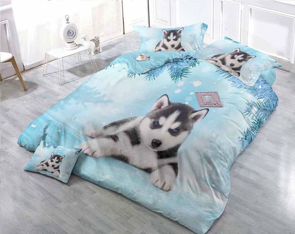 Custom Drawings Can Be Customized 3d Lovely Husky Digital Printing