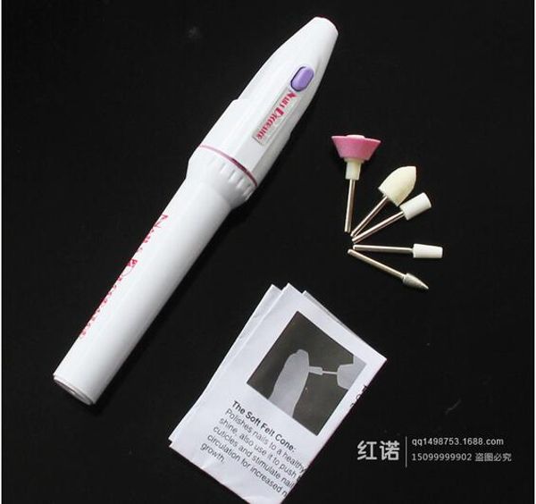 

professional electric manicure nail art file drill, art salon manicure pen tool, 5bits/set polish feet care product
