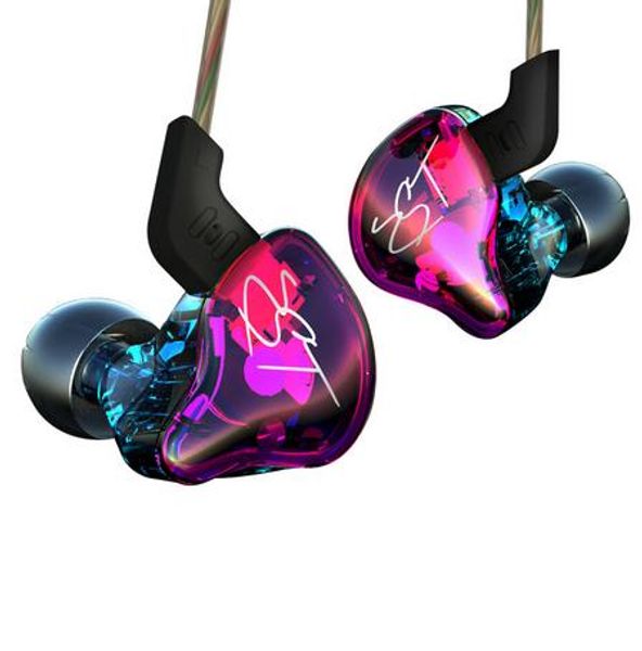

kz zst colour balanced armature+dynamic hybrid dual driver earphones hifi earbuds bass headset in-ear earphones with microphone
