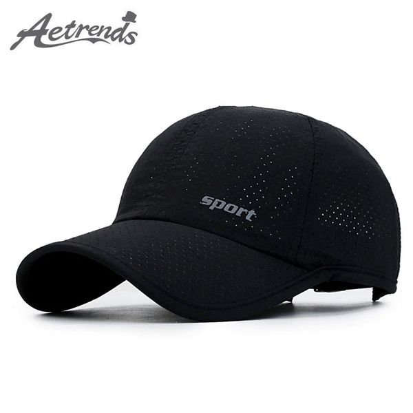 

wholesale- [aetrends] 2017 new summer baseball cap men quick dry mesh baseball hats for man z-5231, Blue;gray