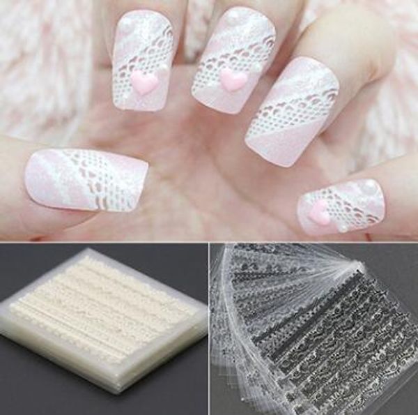 

Новый 3D Nail Art наклейки 30 листов воды наклейка DIY полосы волны точка черный белый кр