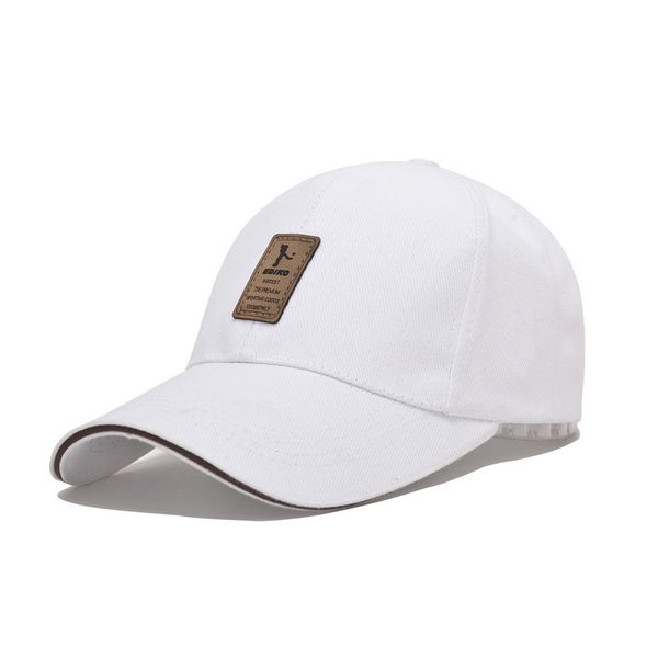 

new baseball cap men 's adjustable cap casual leisure hats solid color fashion snapback summer fall hat, Blue;gray