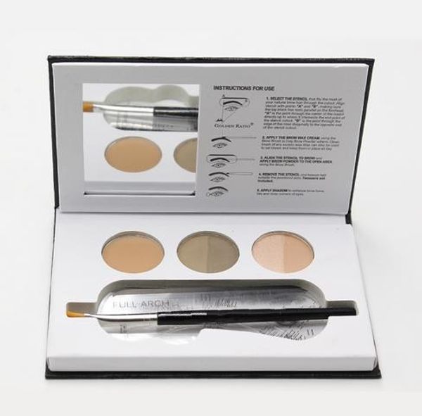

Beauty Express eye shadow, eyebrow powder, eyebrow brush, eyebrow card set