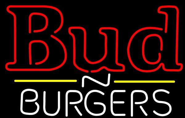 

Bud N Бюргерса неоновый знак 16x16