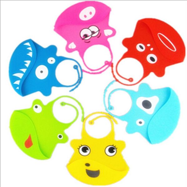

wholesale- 2016 new babador silicone bib to silicon babeiro baby care bandana bib scarf babadores lovely design bib 0-2 year