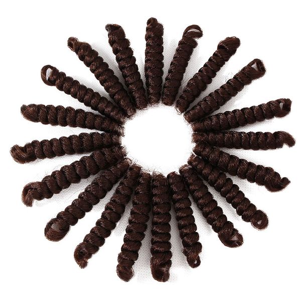 

sell 10mm diameter 10inch,20inch crochet braids hair curl kanekalon small tightest curl synthetic braiding hair bouncy curly female, Black;brown