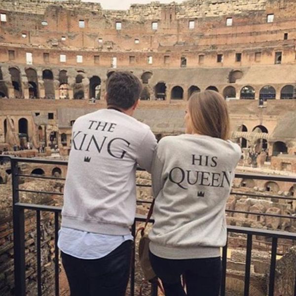 

New Fashion Women Men Tops Sweatshirt Pullover Jumper Coat Couple Clothes