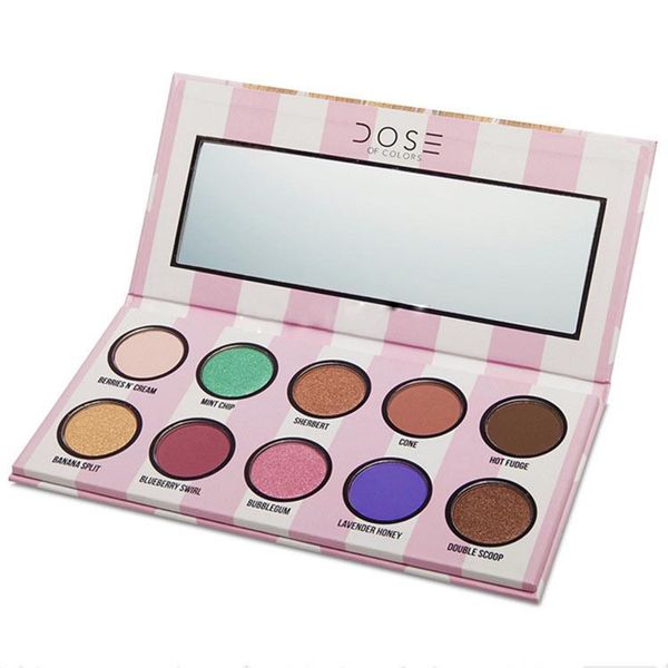 

Бесплатная доставка макияж доза цветов палитры теней для век 10 цветов теней для в