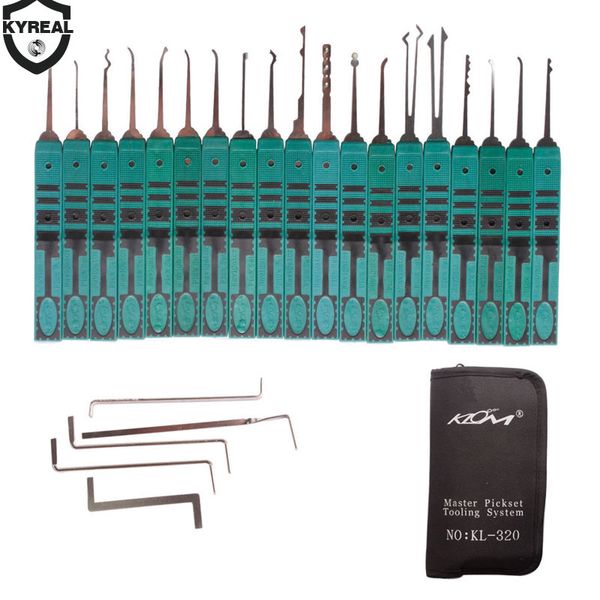 

Locksmith Tools Original Klom 32 PCS Lock Picks Tools Key Broken Remover Lock Pick Fast Lock Opener Free Shipping