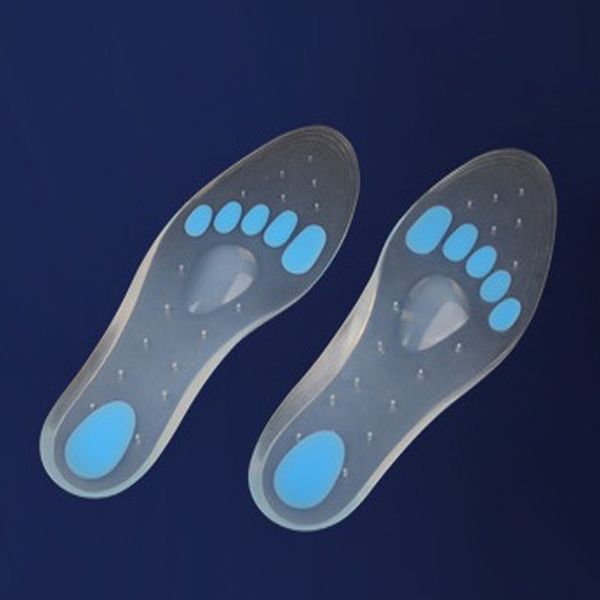 Palmilha de gel de silicone Médica Sapato Inserções de comprimento total sapatos pad Metatarsal pad cuidados com os pés Almofada Fasciite Plantar Dor Osso Esporas Aquiles