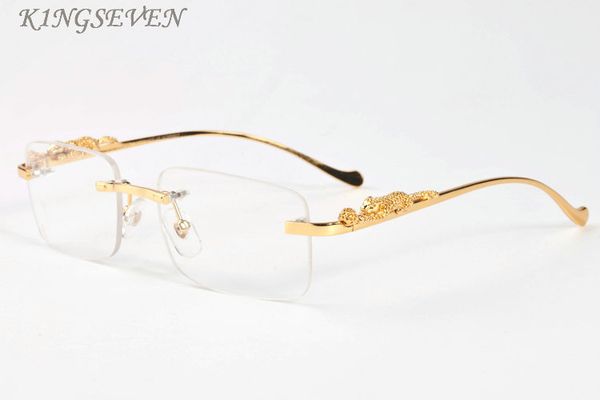 

2017 fashion vintage rimless sunglasses women buffalo horn women rimless sun glasses ladies pink clear glasses female, White;black