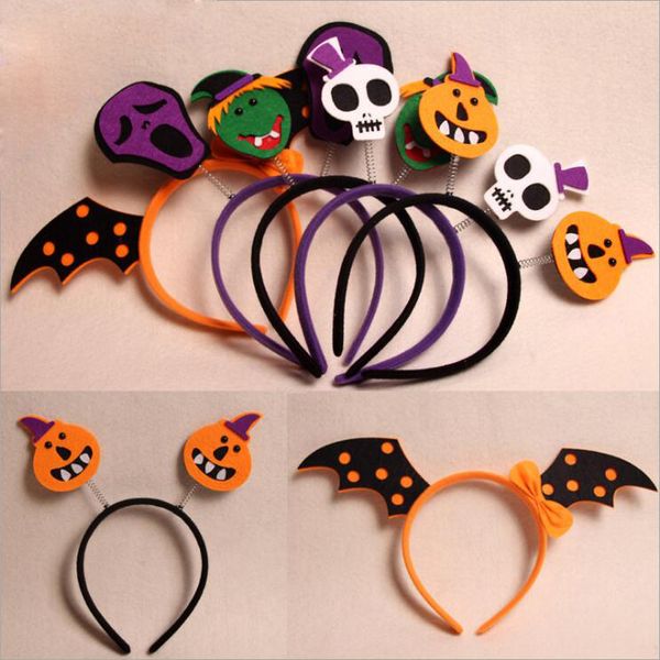 

wholesale kids hallowmas hair sticks costume party hair accessories hallowmas party accessories grils hairbands 6 designs la498, Slivery;white