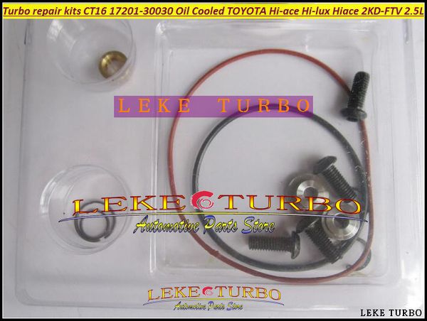 Kits de reparação de óleo Turbo kit CT16 17201-30030 17201 30030 Turbocompressor Para TOYOTA Hi-ace Hi-lux Hiace Hilux Captador 2KD-FTV 2.5L D4D