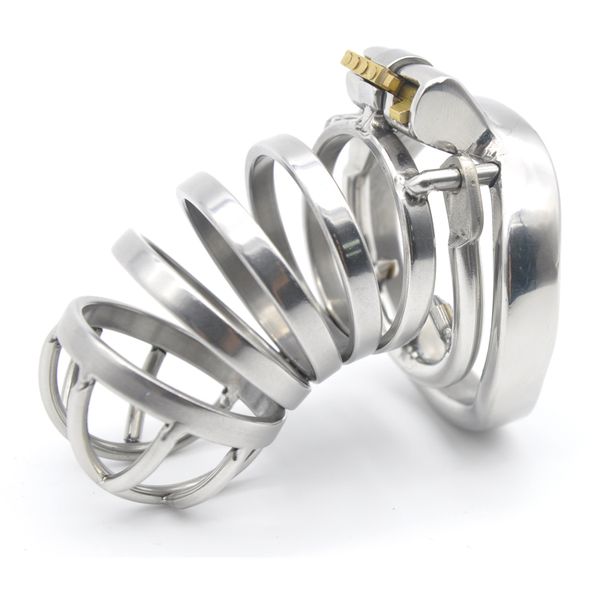 

steel cock latest cage male chastity design a274-1 chastity cage stainless toys devices