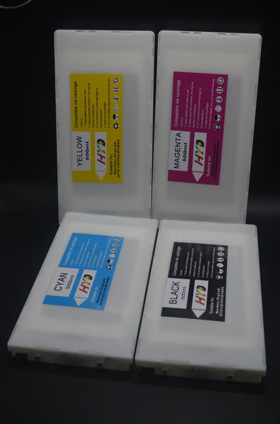 Cartucho de tinta de reabastecimento vazio com chip para Nortisu D1005/D1005HR, Nortisu D701/D703 Impressora Minlab seca. 4pcs/lote