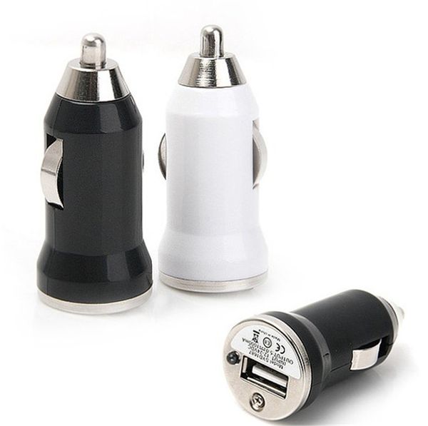 

2 port colorful universal bullet mini usb car charger adapter cigarette lighter for iphone5 6plus samsung all mobile phone