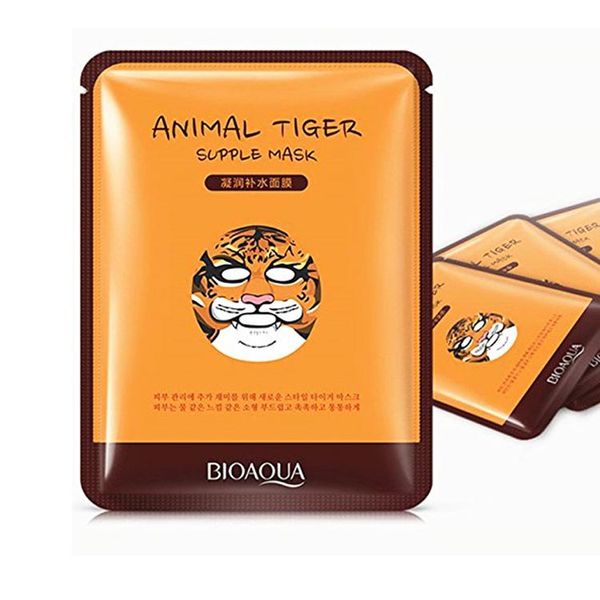 

BIOAQUA Tiger Panda Sheep Dog Shape Animal Face Mask Увлажняющий контроль масла Увлажняющие питательные