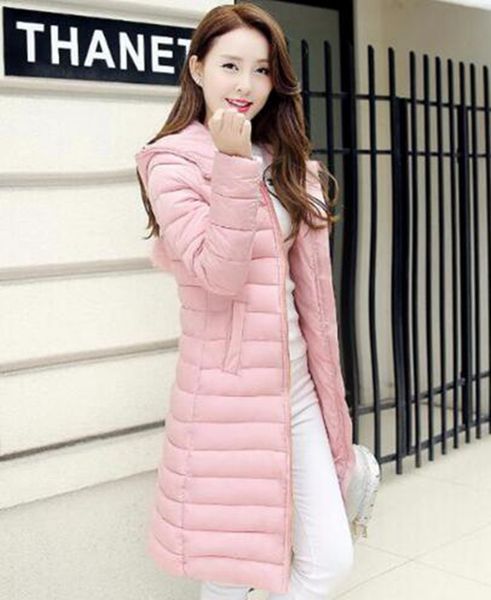 

women han edition business english new fashion boutique personality hooded winter cotton-padded jacket down jacket coat / m-3xl, Black